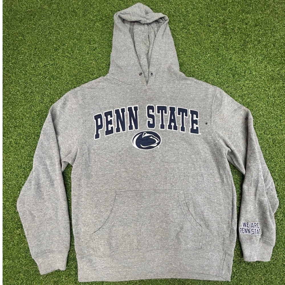 Penn‎ State Nittany Lions Hoodie Gray Pullover Sweatshirt We Are Penn State L